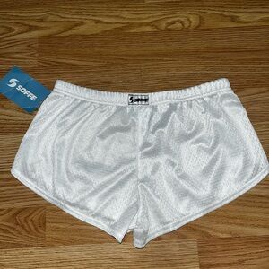 Soffe Low Rise White Shorts
